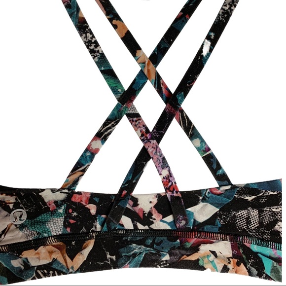 Lululemon Energy Bra Size 6 Color Crush Multi - Picture 8 of 10